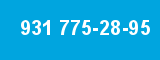 931 775-28-95 931 775-28-95
